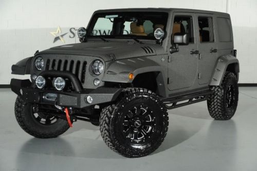 2014 custom kevlar jeep wrangler unlimited leather 35 inch wheels lift kit