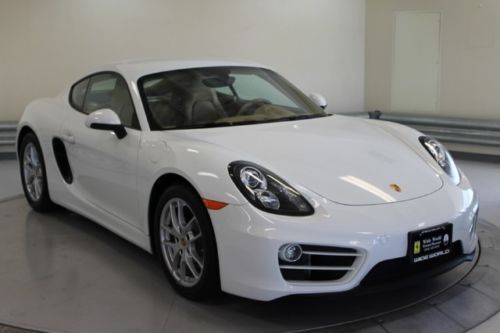 Porsche cayman 1-owner pdk factory warranty white serviced