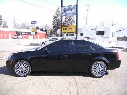 2003 cadillac cts sedan navigation roof heated leather chromes tint onstar wow!!