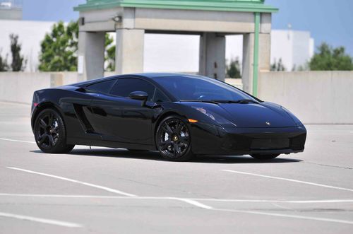 2007 lamborghini gallardo nera certified  one owner! no reserve! very rare