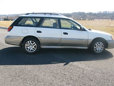 2001 01 legacy outback awd 4x4 loaded clean low miles  non smoker no reserve cd