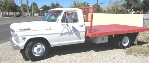 1969 f350 / f250 390 4 spd starts every time no rust strong body 12 ft flat bed