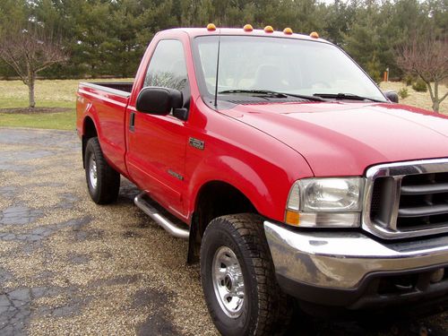 2002 ford f-250 xlt 7.3 diesel regular cab 8 foot box