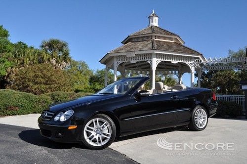 2009 mercedes benz clk 350 cabriolet**prem pack**burl walnut**prem sound**satell