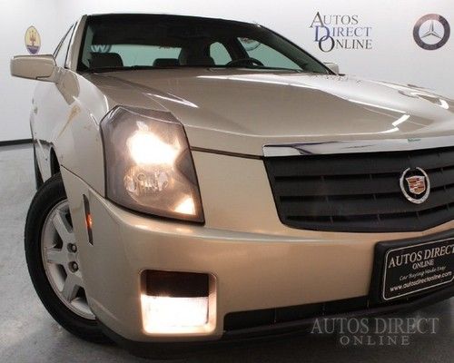 We finance 2005 cadillac cts 2.8l auto clean carfax pwrst cd lthr sdeairbags