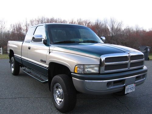 1997 dodge 2500 12 valve cummins 5.9l 4x4 clean turbo diesel slt p7100 12v 5.9l