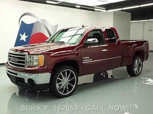 2013 gmc sierra sle ext texas ed rear cam 24" wheels 6k texas direct auto