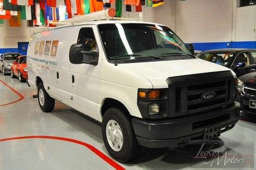 2008 ford e350 cargo van, turbo diesel