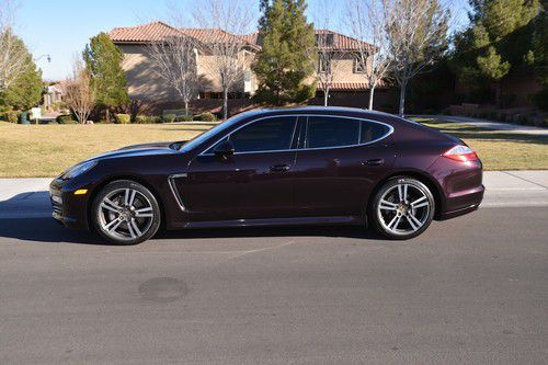 2010 porsche panamera 4s hatchback 4-door 4.8l amethyst metallic/luxor beige int