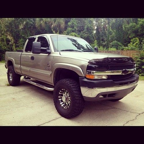 Lifted 2001 chevrolet silverado 2500 hd ls extended cab