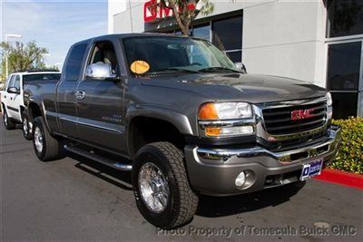 Gmc sierra 2500hd slt low miles 2 dr extended cab truck diesel 6.6l v8 fi turbo