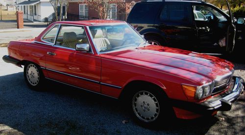 1988 mercedes benz 560sl 74k original miles, no reserve