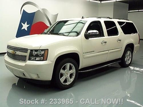 2008 chevy suburban ltz sunroof nav dvd rear cam 62k mi texas direct auto