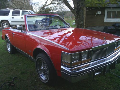 1978 cadillac seville milan kit convertible red