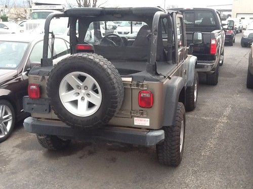 2004 jeep wrangler rubicon sport utility 2-door 4.0l