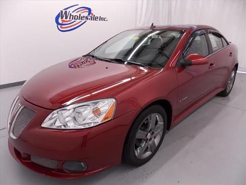 2009 pontiac g6 gxp 4dr sedan leather moonroof