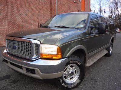 Ford excursion 4x4 limited 7.3l diesel heated leather seats 1owner no reserve