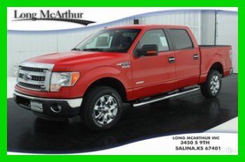 13 xlt ecoboost! 3.5 v6! 4x2! super crew! crew cab! trailer brake! sat radio!