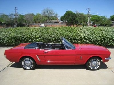 1965 ford mustang convertible 200 i6 manual transmission