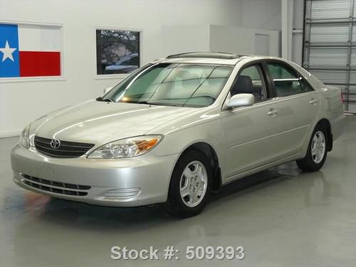 2002 toyota camry le automatic sunroof leather only 27k texas direct auto