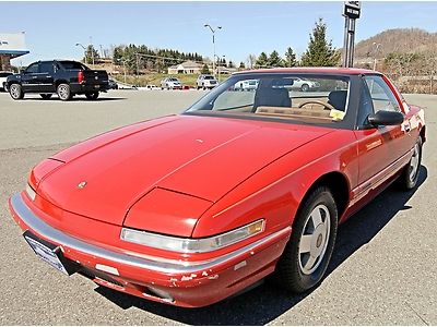 1988 buick reatta 3.8l 2dr coupe gran sport 2 owner green car fax contact gordon