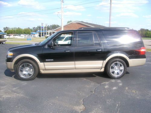 2007 ford expedition el eddie bauer 4wd 5.4l v8,navigation,rear dvd, sunroof