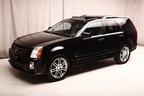 Cadillac srx premium sport utility 4-door 4.6l pano roof 20" factory wheels wow