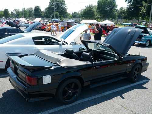 Built 1990 mustang gt convertible triple black