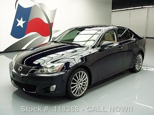 2010 lexus is250 sunroof nav rear cam climate seats 54k texas direct auto