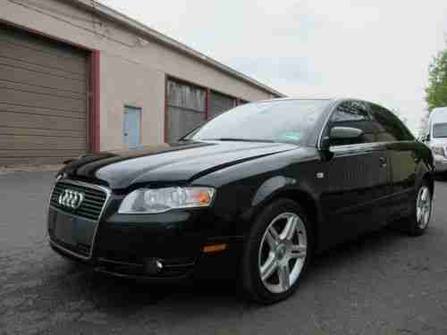 AUDI A4 2007 REPAIRABLE SALVAGE IMMACULATE 2.0 TURBO QUATTRO BLACK, US $7,500.00, image 2