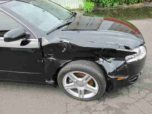 AUDI A4 2007 REPAIRABLE SALVAGE IMMACULATE 2.0 TURBO QUATTRO BLACK, US $7,500.00, image 13
