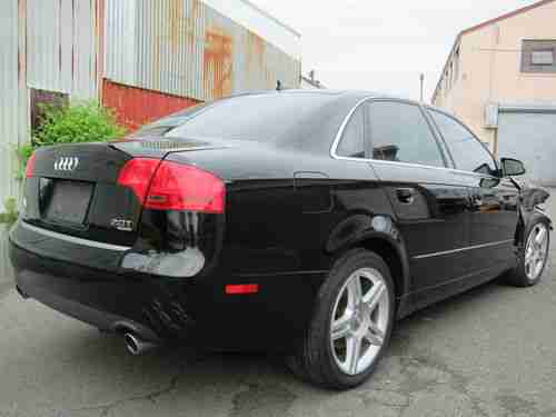 AUDI A4 2007 REPAIRABLE SALVAGE IMMACULATE 2.0 TURBO QUATTRO BLACK, US $7,500.00, image 17