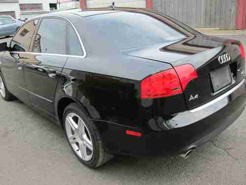 AUDI A4 2007 REPAIRABLE SALVAGE IMMACULATE 2.0 TURBO QUATTRO BLACK, US $7,500.00, image 19