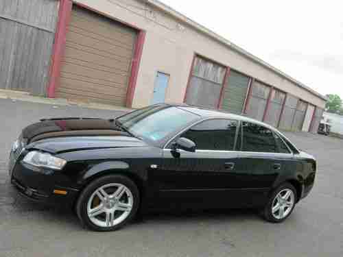 AUDI A4 2007 REPAIRABLE SALVAGE IMMACULATE 2.0 TURBO QUATTRO BLACK, US $7,500.00, image 20