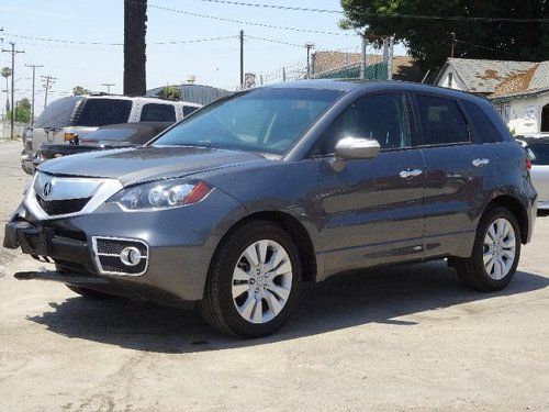 2011 acura rdx tech pkg damaged salvage runs! economical loaded turbo wont last!