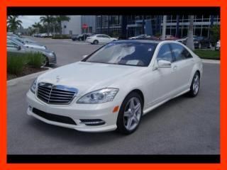 2010 mercedes-benz s550 white panorama roof factory certified 5600 miles