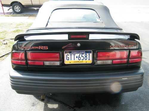 1994 chevrolet cavalier rs convertible 2-door 3.1l