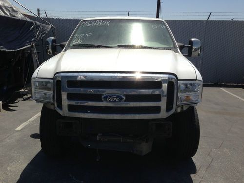 2006 ford f-350 king ranch low miles 47k - white -slvg