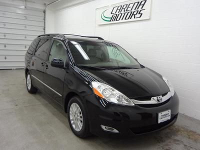 2009 toyota used sienna limited xle black navigation dvd camera free carfax 09