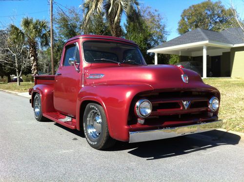 1953 ford f100 burgundy