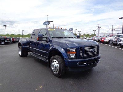 2009 ford f450 harley davidson blue w flame - low miles - very clean