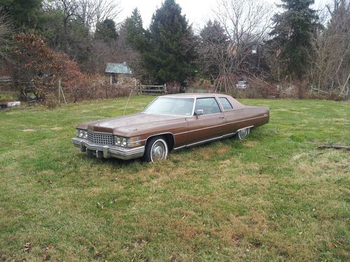 1974 cadillac coupe deville