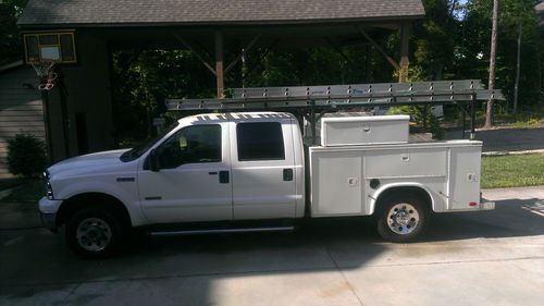 2006 ford f250 xlt crew cab 4x4 diesel service body