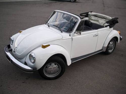 1978 volkswagen super beetle base convertible 2-door 1.6l