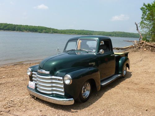 1949 chevrolet pickup,  3100 series.  355 motor.  total rebuild on s-10 frame.