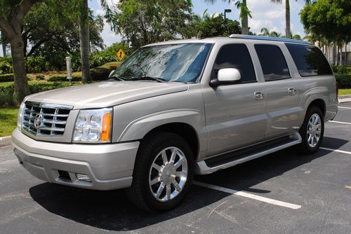 2006 cadillac escalade esv platinum awd florida car!! no reserve!