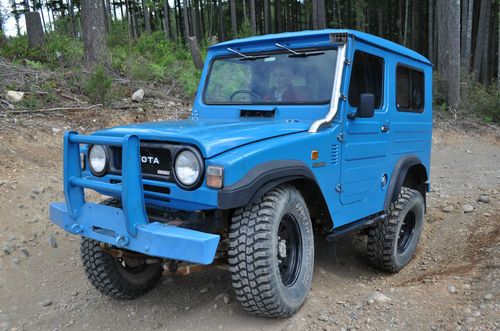 Toyota blizzard ld10 fj22 5-speed turbo diesel, extremely rare micro 4wd truck