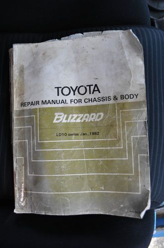 Toyota Blizzard LD10 FJ22 5-speed turbo diesel, extremely rare micro 4WD truck, image 12