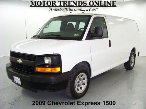2009 chevy express 1500 cargo 4.3 v6 am fm cruise vinyl seats 56k motor trends