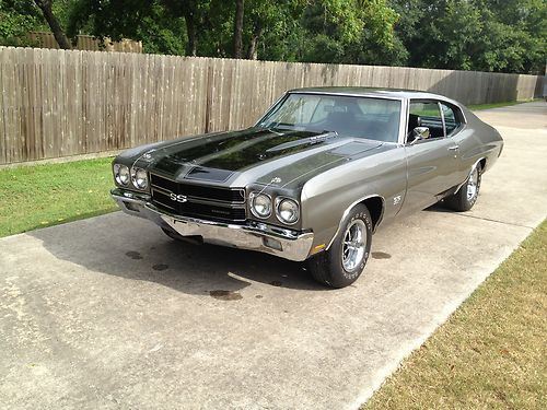 1970 chevrolet chevelle ss hardtop 2-door with build sheet